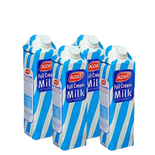 كي دي دي حليب حليب كامل الدسم طويل الأمد 1x4 لتر